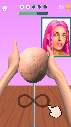 Gameplay screenshot 2 from Sculpt People - Simulation game